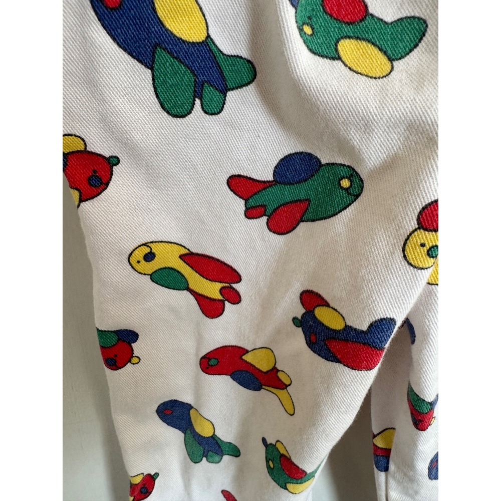 Vintage Oshkosh B'gosh colorful airplane overalls - Picture 3 of 11
